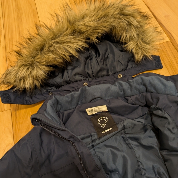 H&M Navy Winter Jacket - Picture 6 of 8